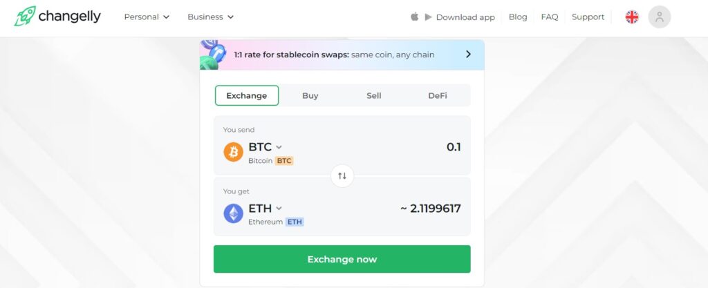 changelly trading